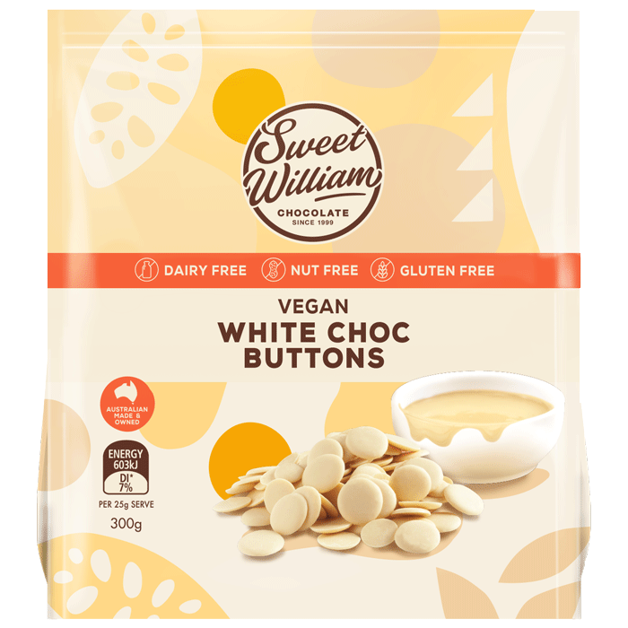 Sweet William - Baking Chocolate – White Choc Baking Buttons 5 x 300g