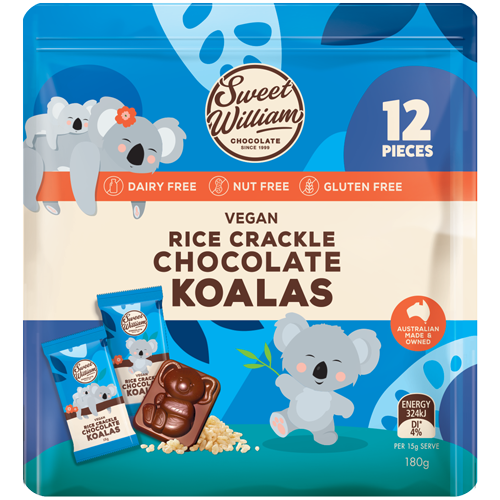 Sweet William - Koala Rice Crackle Multipack 5 x 180g