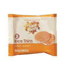 Table of Plenty - Rice Cakes - Rice Thins - Salted Caramel 10 x 30g