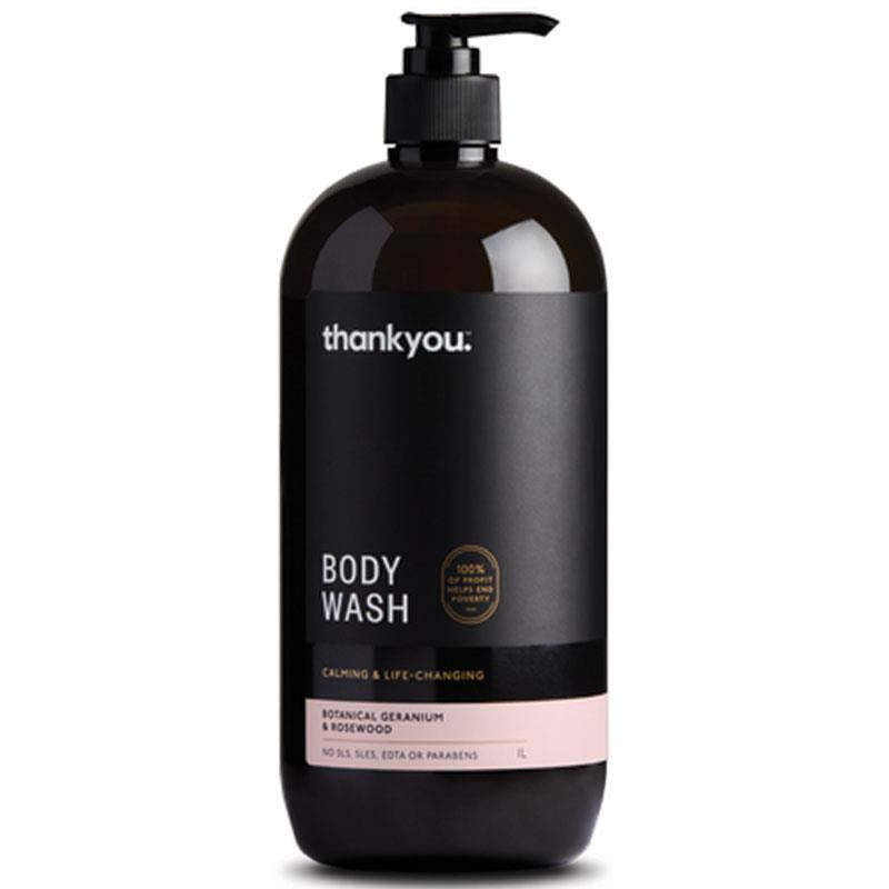 Thank You Bodywash - Geranium & Rosewood 3 x 1L