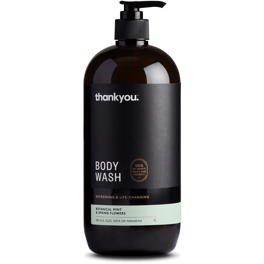 Thank You Bodywash - Mint Spring Flowers 3 x 1L Vegan