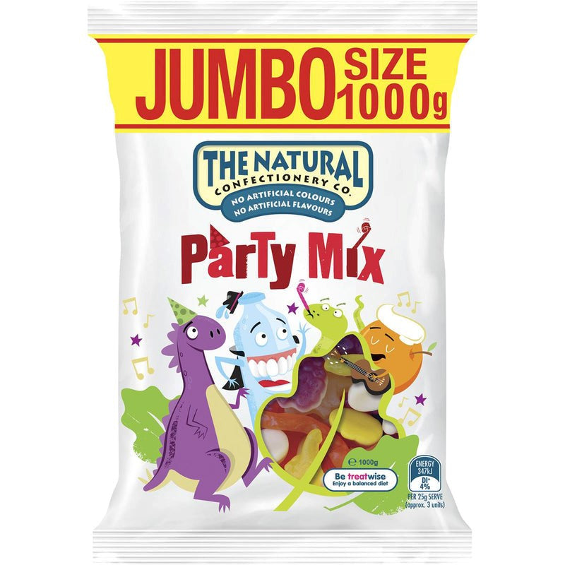 The Natural Confectionery Co. - Party Size - Party Mix 1000g