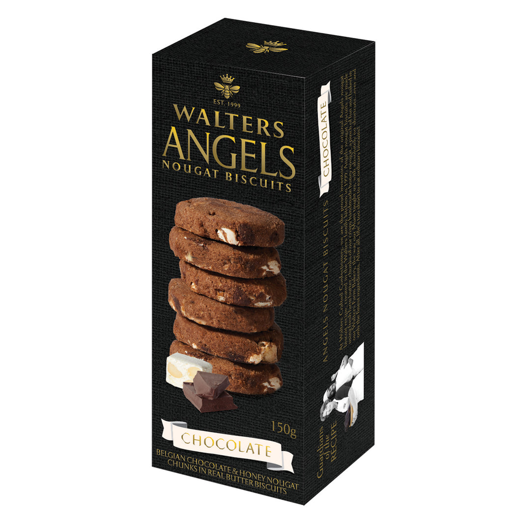 Walters - Angel Nougat Biscuit Chocolate Kosher 10 x 150g