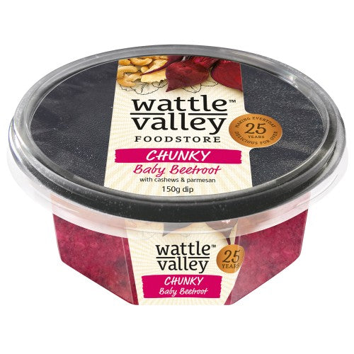 Wattle Valley - Chunky Dips - Beetroot 6 x 150g