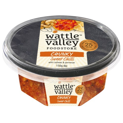Wattle Valley - Chunky Dips - Sweet Chilli 6 x 150g
