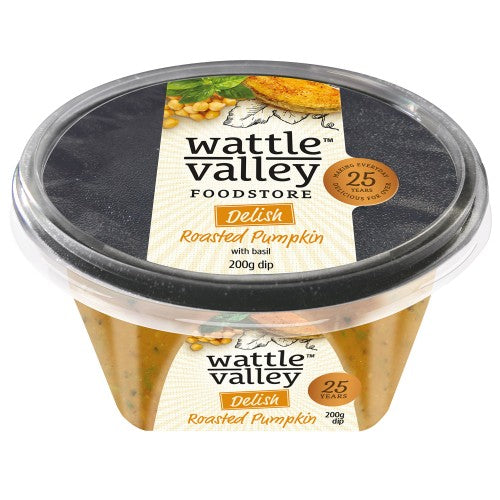 Wattle Valley - Delish Dips - Pumpkin & Basil 6 x 200g