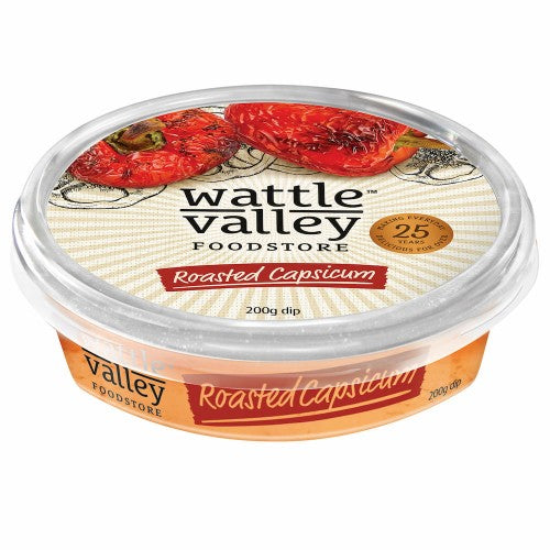 Wattle Valley - Gourmet Dips - Spicy Roasted Capsicum 8 x 200g