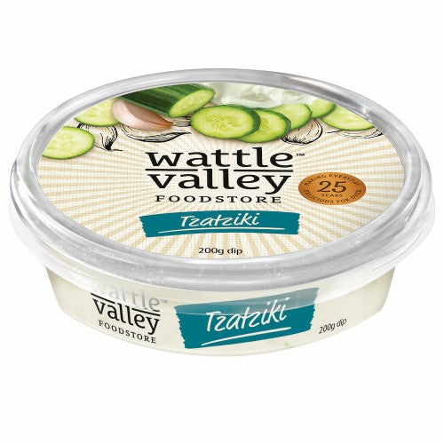 Wattle Valley - Gourmet Dips - Tzatziki 8 x 200g