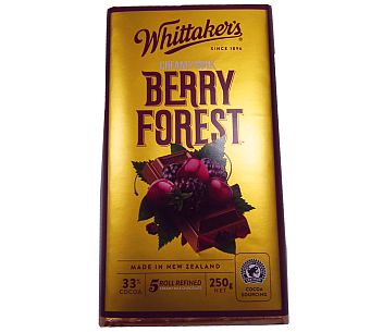 Whittaker's - Chocolate Block - Berry Forest 12 x 250g
