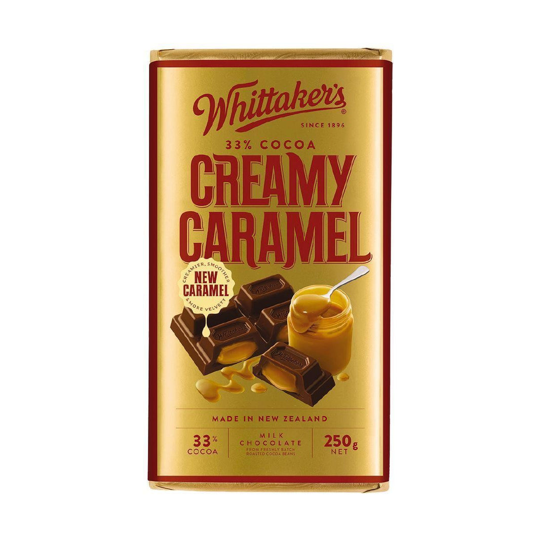 Whittaker's - Chocolate Block - Creamy Caramel 12 x 250g