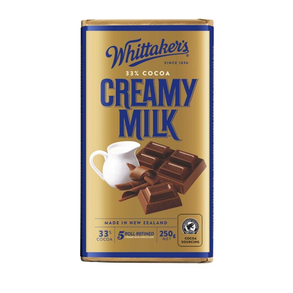 Whittaker's - Chocolate Block - Creamy Milk 12 x 250g