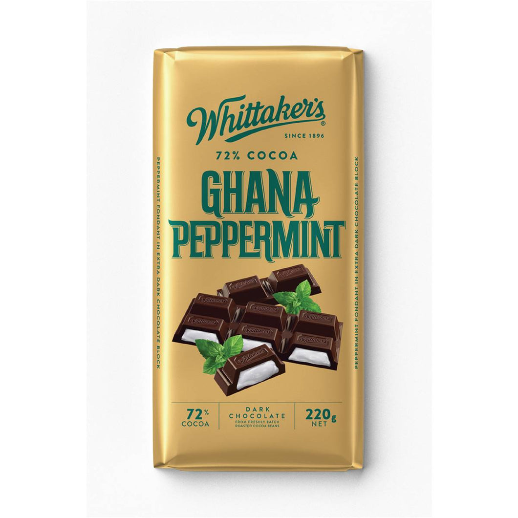 Whittaker's - Chocolate Block - Ghana Peppermint 12 x 250g