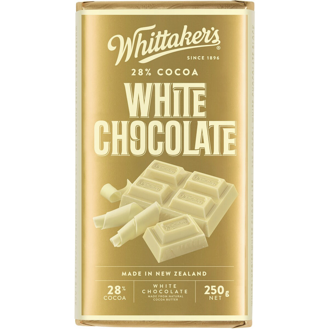 Whittaker's - Chocolate Block - White 12 x 250g