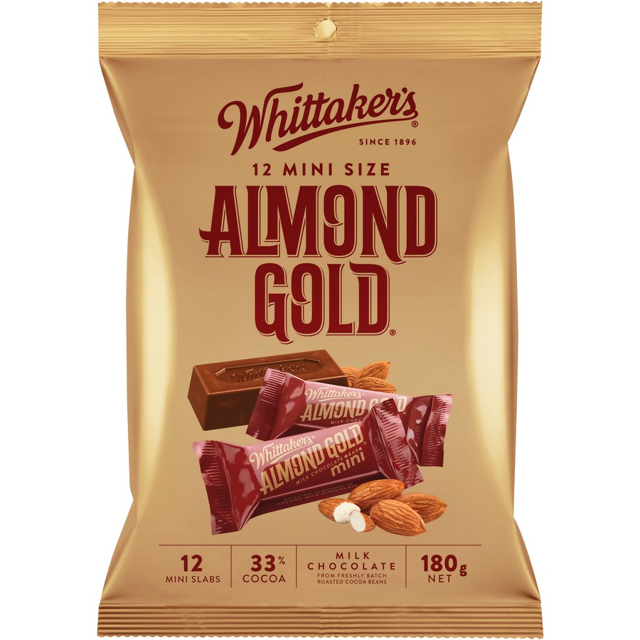 Whittaker's - Chocolate Slabs - Almond Slab 50 x 45g