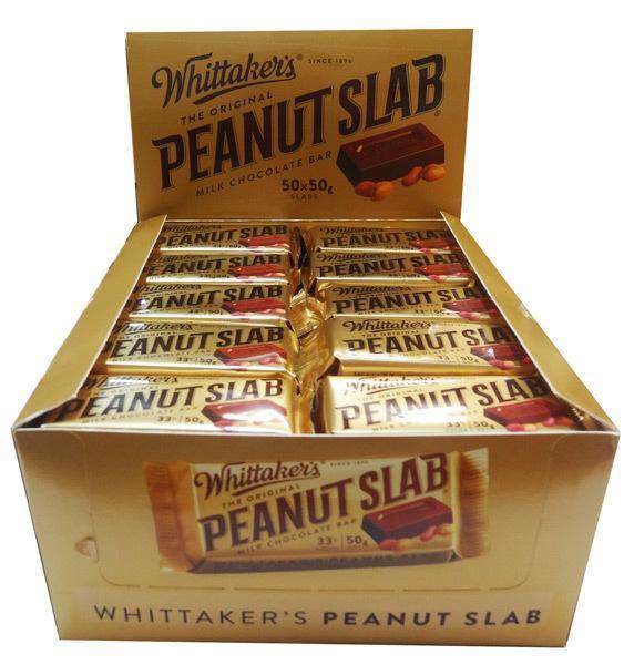Whittaker's - Chocolate Slabs - Peanut Slab 50 x 50g