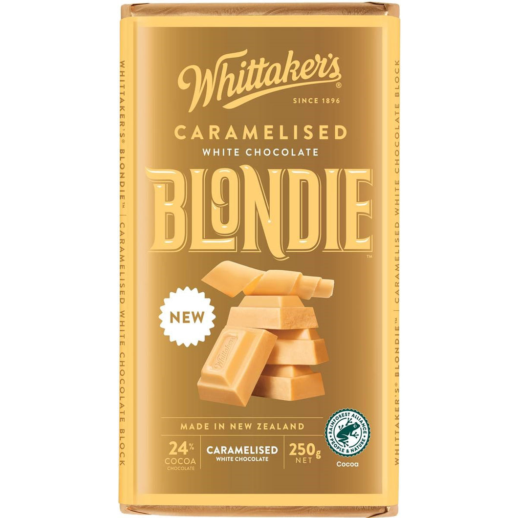 Whittaker's - Chocolate Block - Caramelised White Chocolate Blondie 12 x 250g